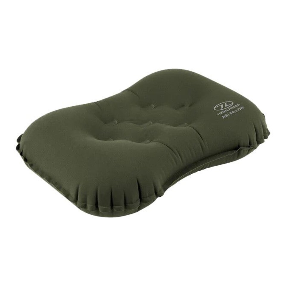 image 1 of Highlander Nap Pak Camping Air Pillow - Olive