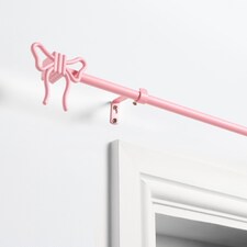 OHS Bow Finial Curtain Pole Extendable 16mm Metal End Rod