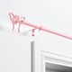image 1 of OHS Bow Finial Curtain Pole Extendable 16mm Metal End Rod