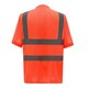image 2 of Yoko Unisex Adult Hi-Vis Safety Short-Sleeved T-Shirt - Orange - XXL