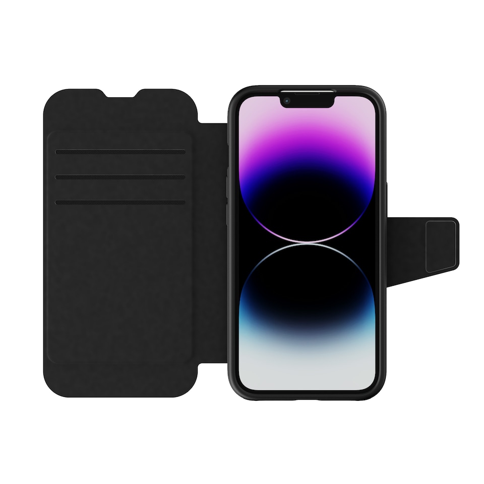 image 1 of Tech21 EvoLite Wallet for iPhone 14 Black Black