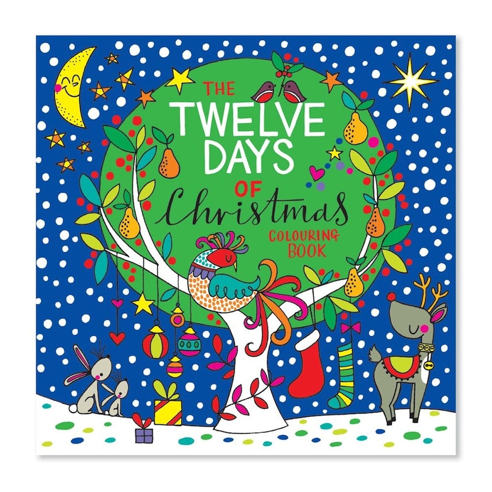 image 1 of Rachel Ellen Twelve Days of Christmas Colouring Book