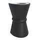 image 1 of Coastal Collection 2 Light Outdoor Up / Down Wall Light Black IP44, E27