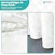 image 7 of Rectangle Crushed Velvet Table Cloth, Washable Table Cover - 70" x 144"