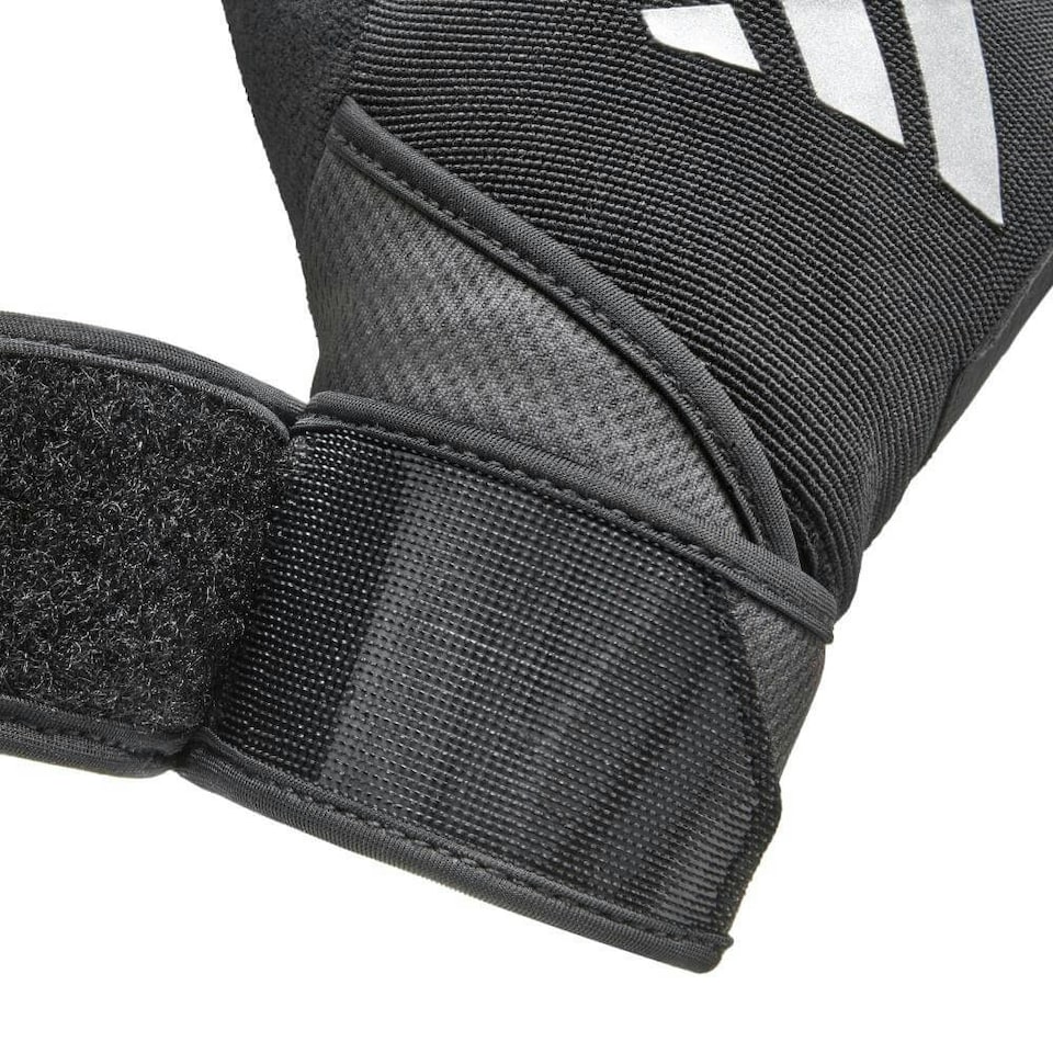 image 1 of Adidas Wrist Wrap Training Gloves Black | XL