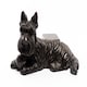 image 2 of Scottish Terrier Plant Pot Feet - Set of 3 - L9 x W11.5 x H7.5 cm Brown