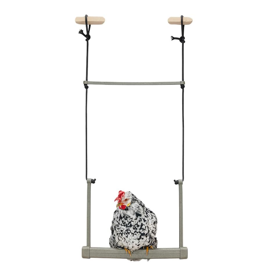 image 1 of Gaun Chicken Recycled Plastic Swing - Grey - One Size