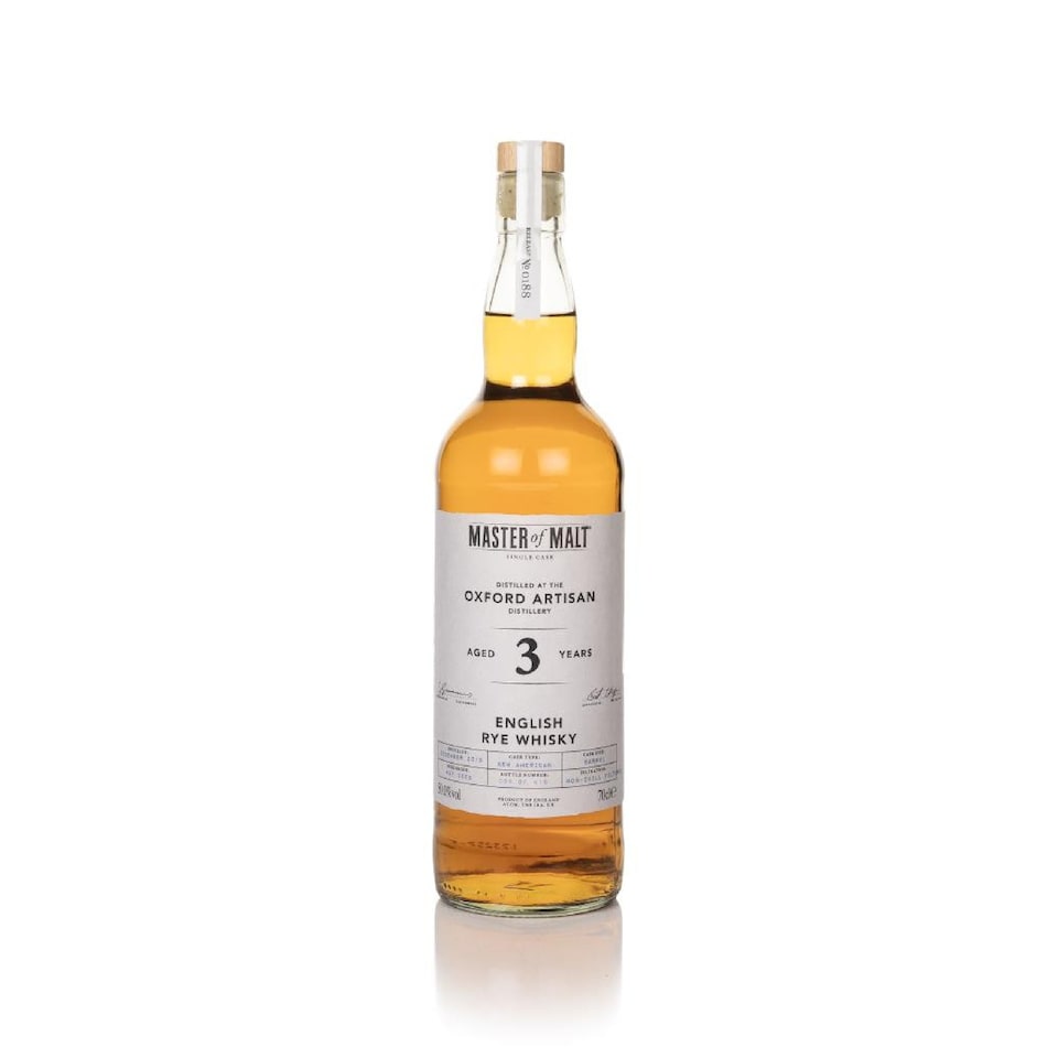image 1 of Oxford Artisan 3 Year Old 2019 Single Cask Master of Malt