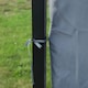 image 8 of Outsunny 3 x 3(m) Polycarbonate Hardtop Gazebo with Aluminium Frame and Curtains