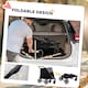 image 8 of PawHut Foldable Dog Carriage w/ Universal Wheels, Shock Absorber - Black