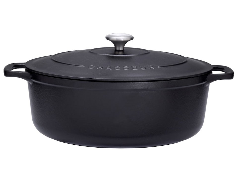 27cm Oval Casserole - Matt Black
