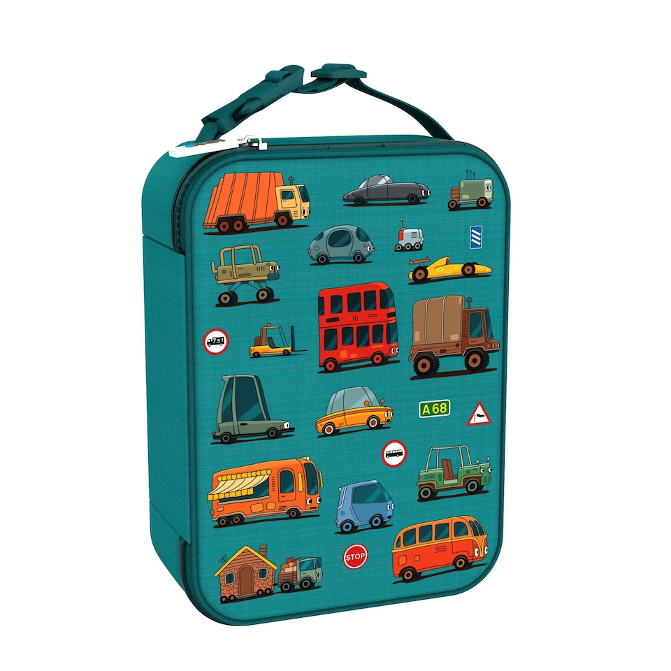 image 1 of Lunch Bag, Insulated, Medium | Blue | Automobiles