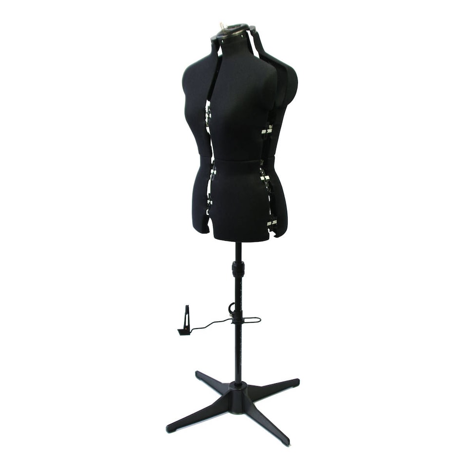 Sewing Online Plain Black Small Adjustable Dressmakers Dummy/8-part