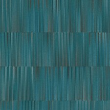 Erismann Martinique Linear Vinyl Textured Wallpaper - Teal - 10m x 0.5m Green