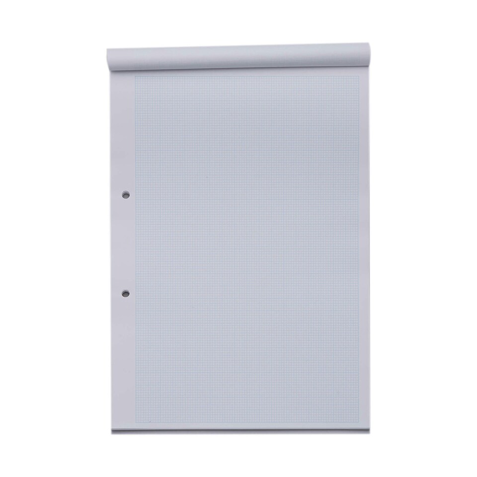 image 1 of Pack of 6 Rhino A4 100 Page 20mm Graph Ruling with Plain on Reverse Graph Pads