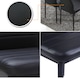 image 4 of Living and Home Dining Chairs Set of 2, Modern Faux Leather High Back Chairs