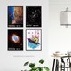 image 3 of Set of 4 NASA James Webb Space Southern Ring Carina Nebula Deep Field Wall Art Print A4