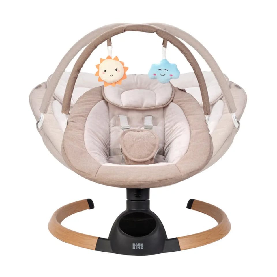 image 1 of Bababing Hub 2 Electric Baby Swing Bluetooth-Enabled Automatic Rocker