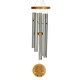 image 1 of Woodstock Silver Garden Wind Chime The Lords Prayer