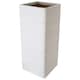 image 2 of 2 x Tall Amalfi Stone Effect Multipurpose Patio Planter Ideal For Home & Garden | White