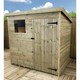 image 4 of 6 x 4 Garden Shed Pressure Treated T&G PENT Wooden Garden Shed - 1 Window + Single Door (6' x 4' / 6ft x 4ft) (6x4)