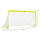 image 7 of HOMCOM Two Football Goal Nets, Football Equipment w/ Carry Bag, Yellow
