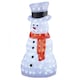 image 1 of Neo 70cm Acrylic Light Up Snowman Outdoor Festive Christmas Garden Porch Decoration Display Warm White Bright LEDs Illuminated Weatherproof