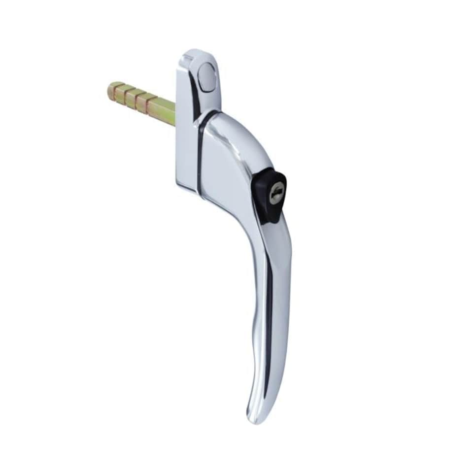 Securit UPVC Locking Window Handle - Chrome - One Size