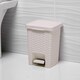 image 6 of Addis 6L Rattan Pedal Bin, Cream N/A