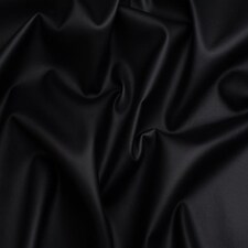 Minerva Core Range Black Soft Faux Leather Fabric for Bag Making, Dressmaking, Upholstery, 140cm / 55" Wide - per metre