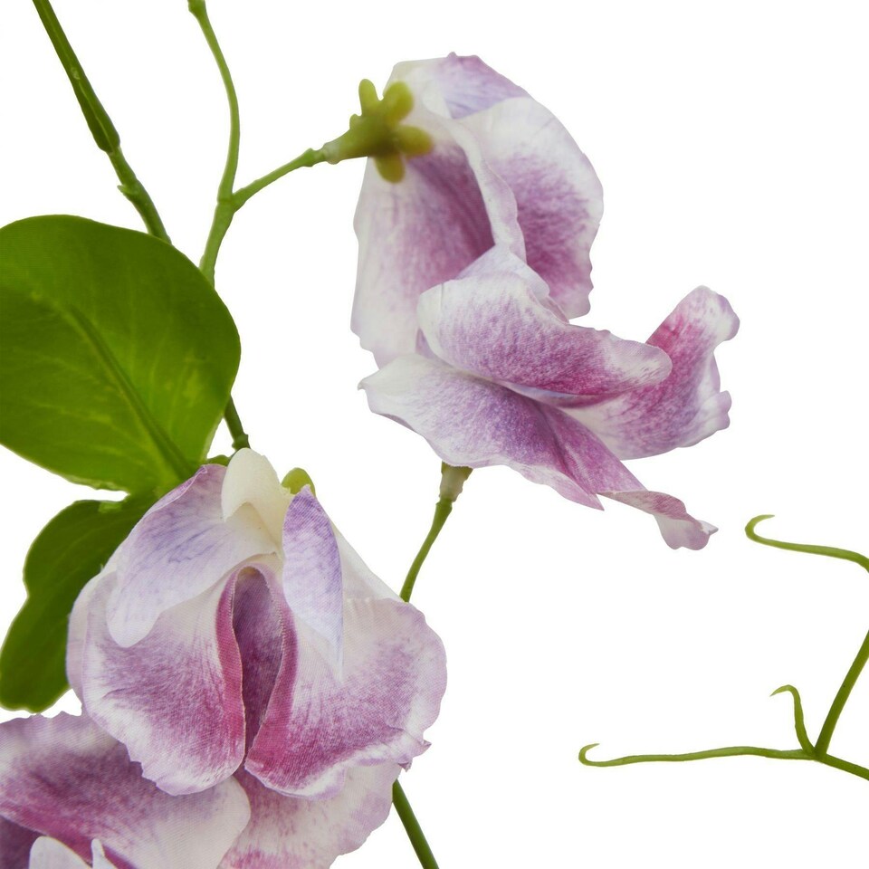 image 1 of Hill Interiors The Natural Garden Collection Sweetpea Artificial Flower - Purple - One Size
