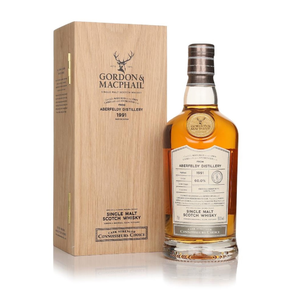image 1 of Aberfeldy - Connoisseurs Choice Single Cask No. 4190 1991 31 year old Whisky | Multi | Dark Gold | Aberfeldy - Connoisseurs Choice Single Cask #4190 - 1991 31 year old Whisky 70cl 60% ABV | 1