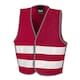 image 1 of SAFE-GUARD by Result Childrens/Kids Core Enhanced Hi-Vis Vest - Burgundy - 4-6 Years