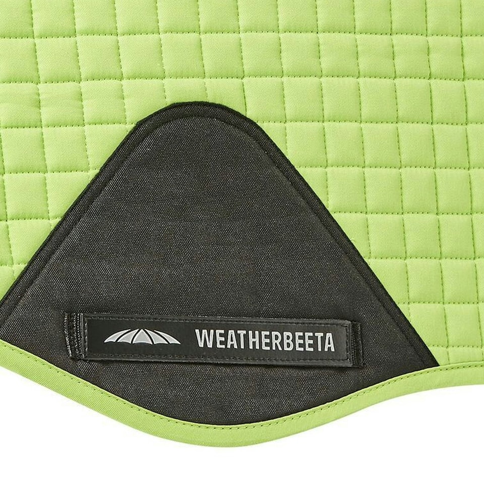 image 1 of Weatherbeeta Prime Jump Shaped Saddle Pad - Lime Green - Pony