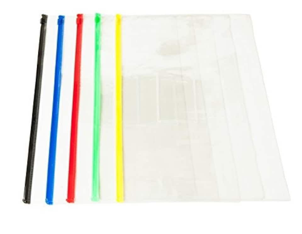 image 1 of Pack of 12 A4 Yellow Zip Zippy Bags - Janrax 708531