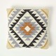image 1 of Homescapes Agra Handwoven Kilim Cushion with Feather Filling - 45 x 45 cm Multi