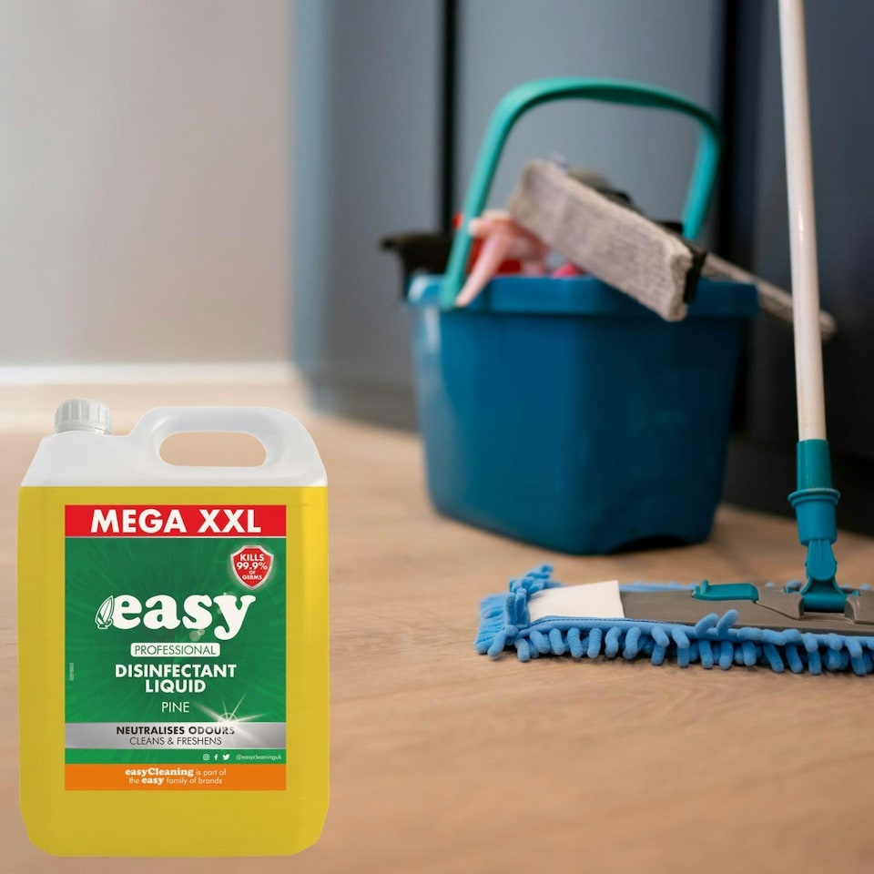 image 1 of Easy Professional Disinfectant Liquid Pine Neutralises Odours Cleans Freshens 5L