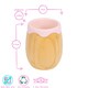 image 4 of Tiny Dining 4pc Penguin Bamboo Suction Baby Feeding Set - Pastel Pink