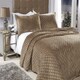 image 4 of Banbury Bedspread Taupe Brown | Brown