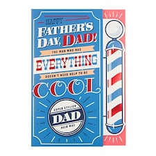 Dad Pop Up Father's Day Hallmark New Card Super Stylish - Medium
