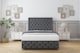 image 1 of Sloomy Vienna Armour Coniston Divan Bed With Mattress No Drawers With 54" Floor Standing Headboard & 12" Matching Footboard 2'6 Small Single | Grey | Armour | Small Single | 1