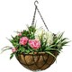 image 2 of Primrose Wire Hanging Basket Plant Pot Planter with Coco Liner 20cm