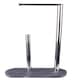 image 3 of Showerdrape Octavia Grey Marble & Chrome Toilet Roll Holder & Spare Paper Holder Combination