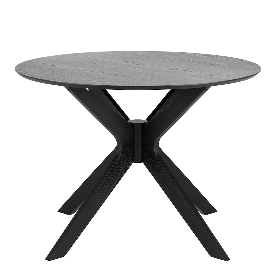 image 1 of I Duncan Round Coffee Tablein Black 105x75cm