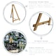 image 2 of Argon Tableware Wooden Table Easel & Photo Frame Set Multi