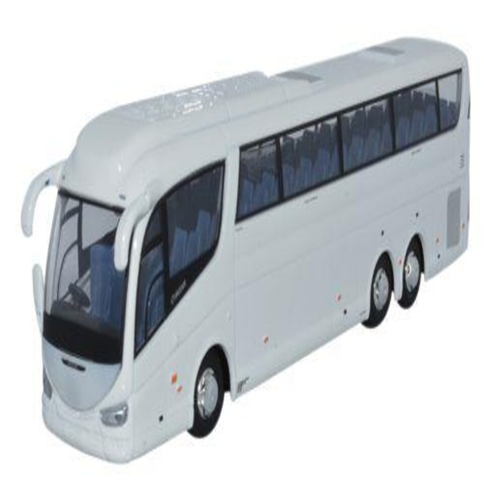 Oxford Diecast Scania Irizar PB White