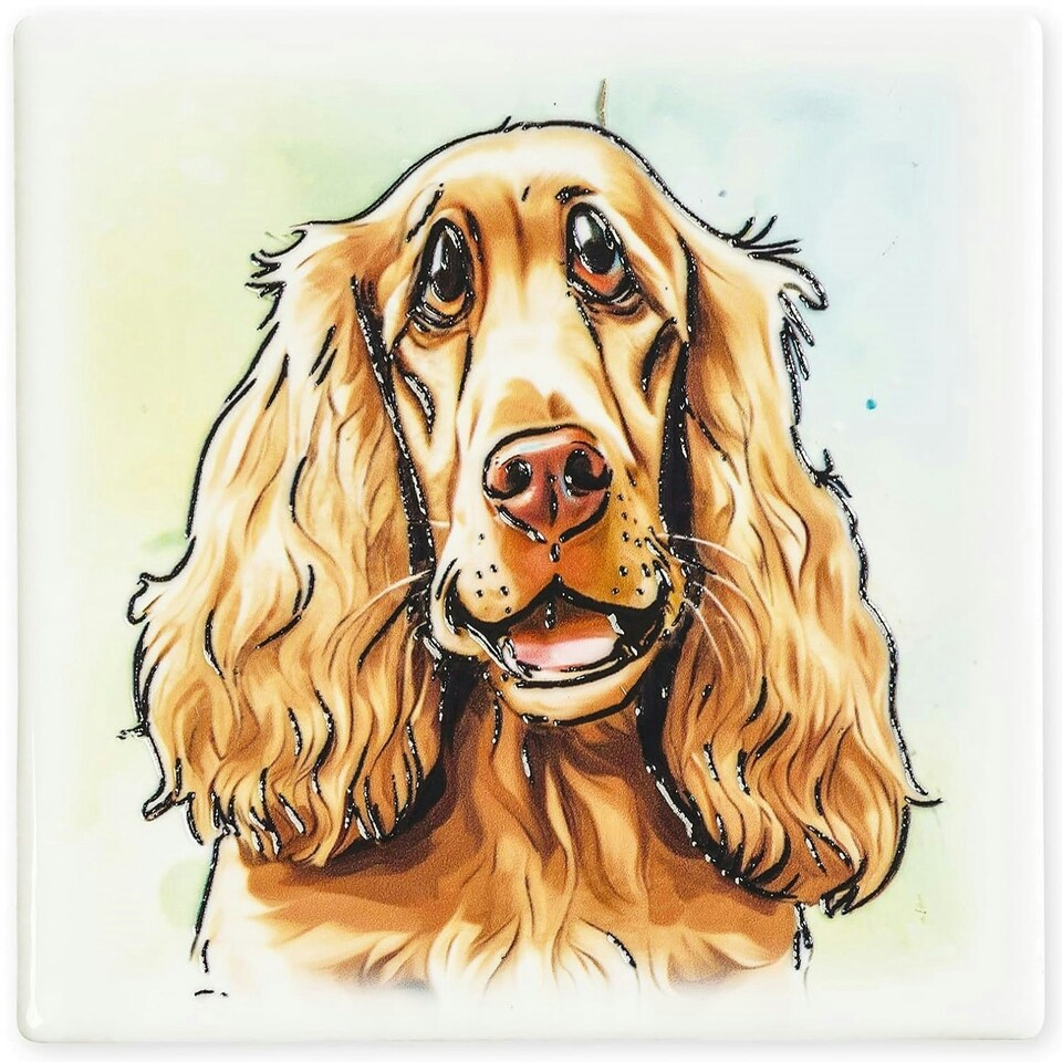 image 1 of Arora Dog Coaster - Cocker Spaniel