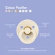 image 3 of BIBS Colour Soother 2 PACK Latex Size 1 Haze/Haze | Cream