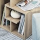 image 6 of HOMCOM 3-Tier Side End Table Open Shelves Storage Magazine Desk Yellow