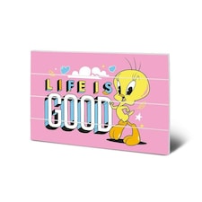 LOONEY TUNES (LIFE IS GOOD) SMALL WOOD - LOONEY TUNES